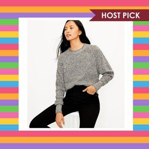 Loft Stitchy Dolman Sweater (S) - NWT